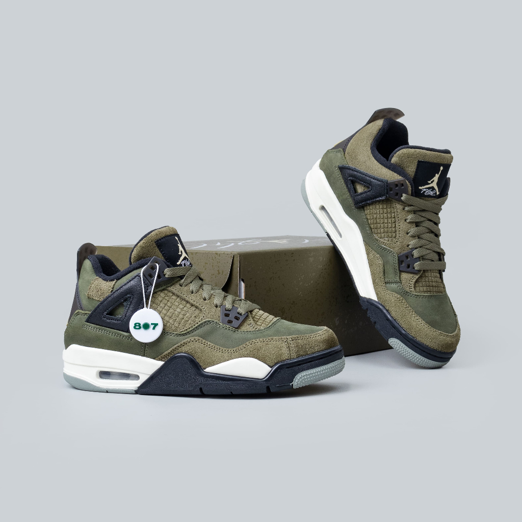 Air Jordan 4 Craft Olive Gs Women