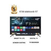POLYTRON LED TV 43 Inch  Smart TV PLD-43BCV8868