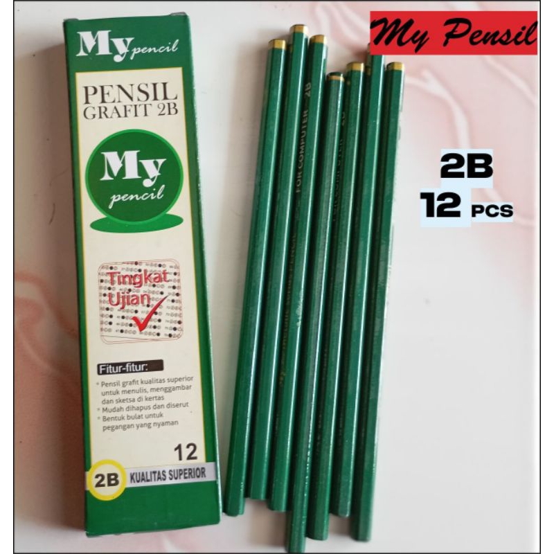 

Pensil 2B My Pencil – Isi 12 PCS