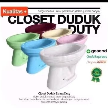 Closed duduk siram biasa tanpa tutup/pcs