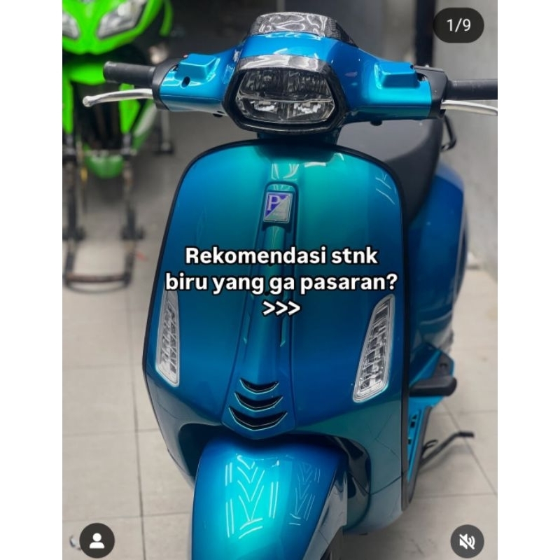 cat warna AVATAR BLUE GEN 02 cat biru metalik jenis pu cat motor cat mobil cat custom cat automotive