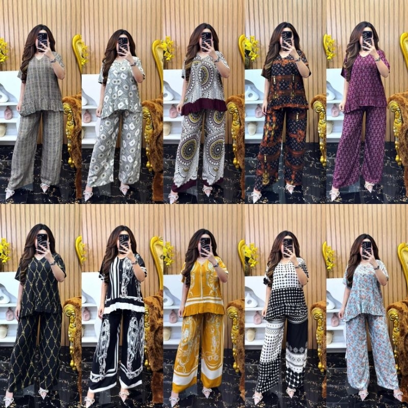 SET VANIA RUFFLE / ONESET LENGAN PENDEK/ ONESET JUMBO / DST COLLECTION