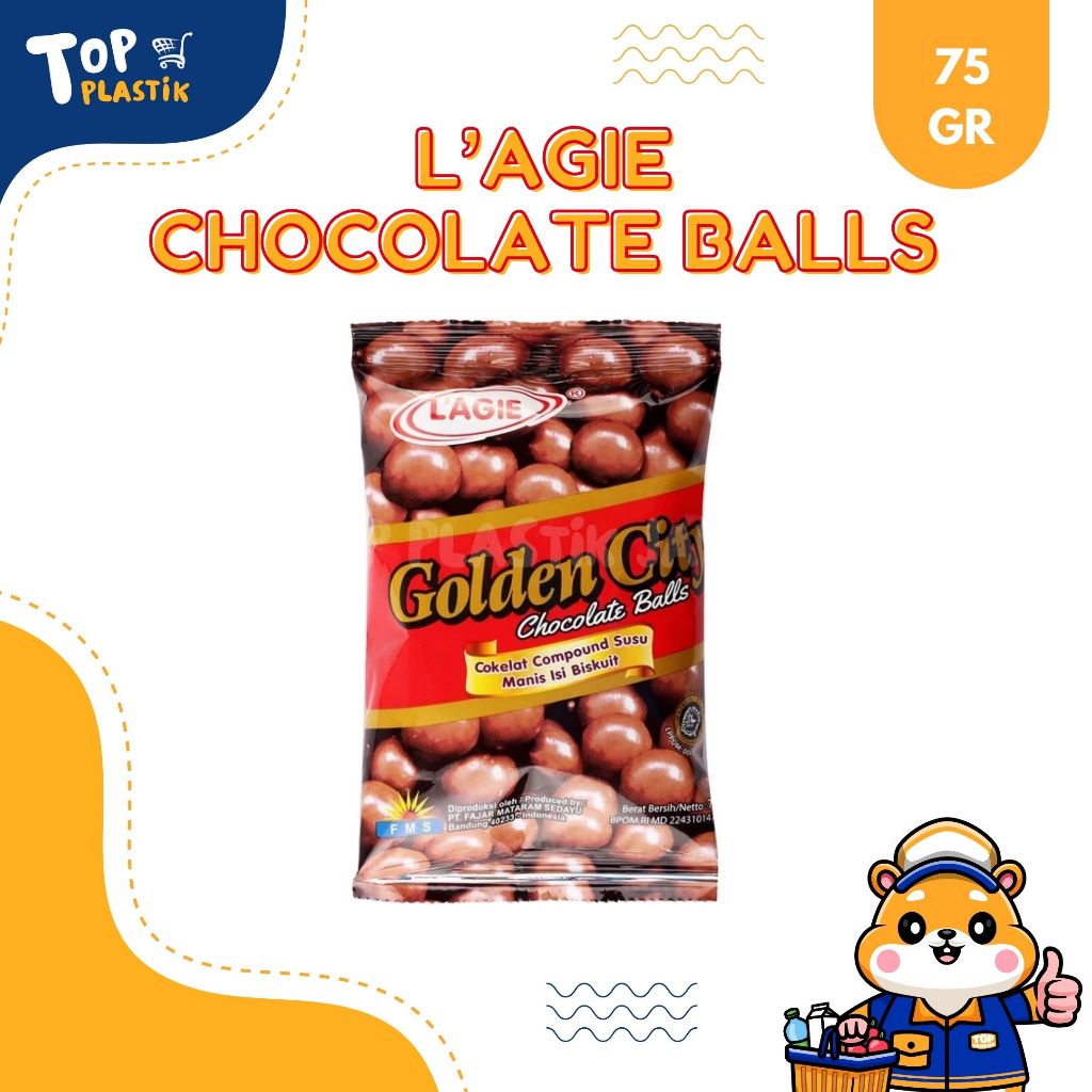 

Lagie Golden City Chocolate Balls Cokelat
