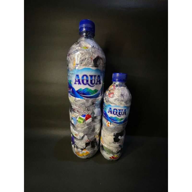 ECOBRICK BOTOL AQUA 600 ML