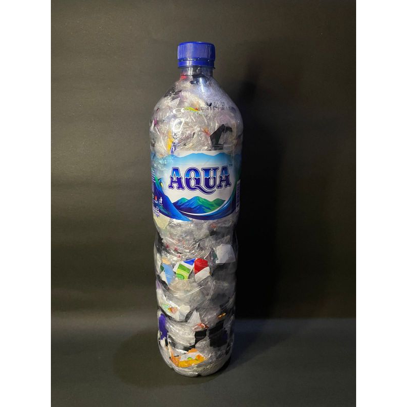 ECOBRICK BOTOL AQUA 1500 ML