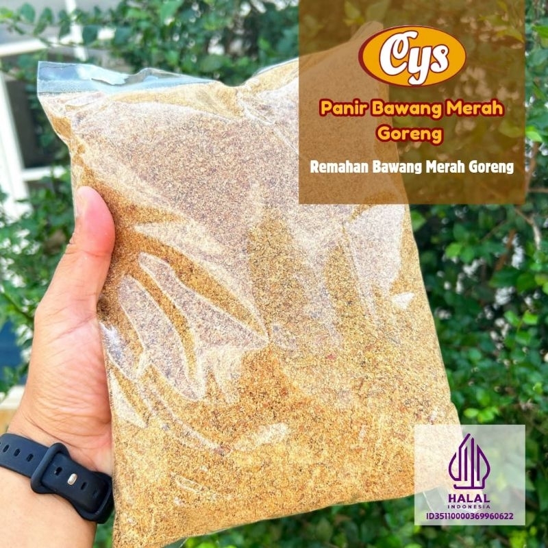 

Panir Bawang Merah Goreng Asli 1kg – Remahan Bawang Merah Renyah untuk Taburan & Masakan