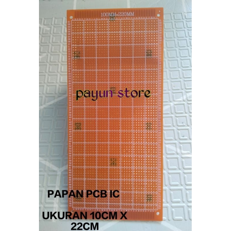 PCB Titik PCB Bolong Papan PCB Lubang PCB IC Ukuran 10x22CM PCB LED