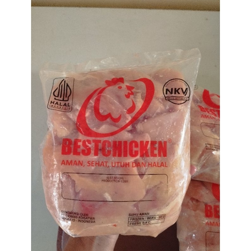 

Cincang super dada ayam Best Chicken 900-1000 Gram / Ayam Cincang