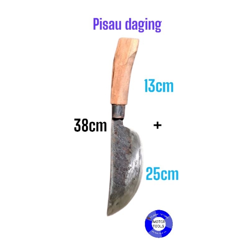 pisau daging per baja asli