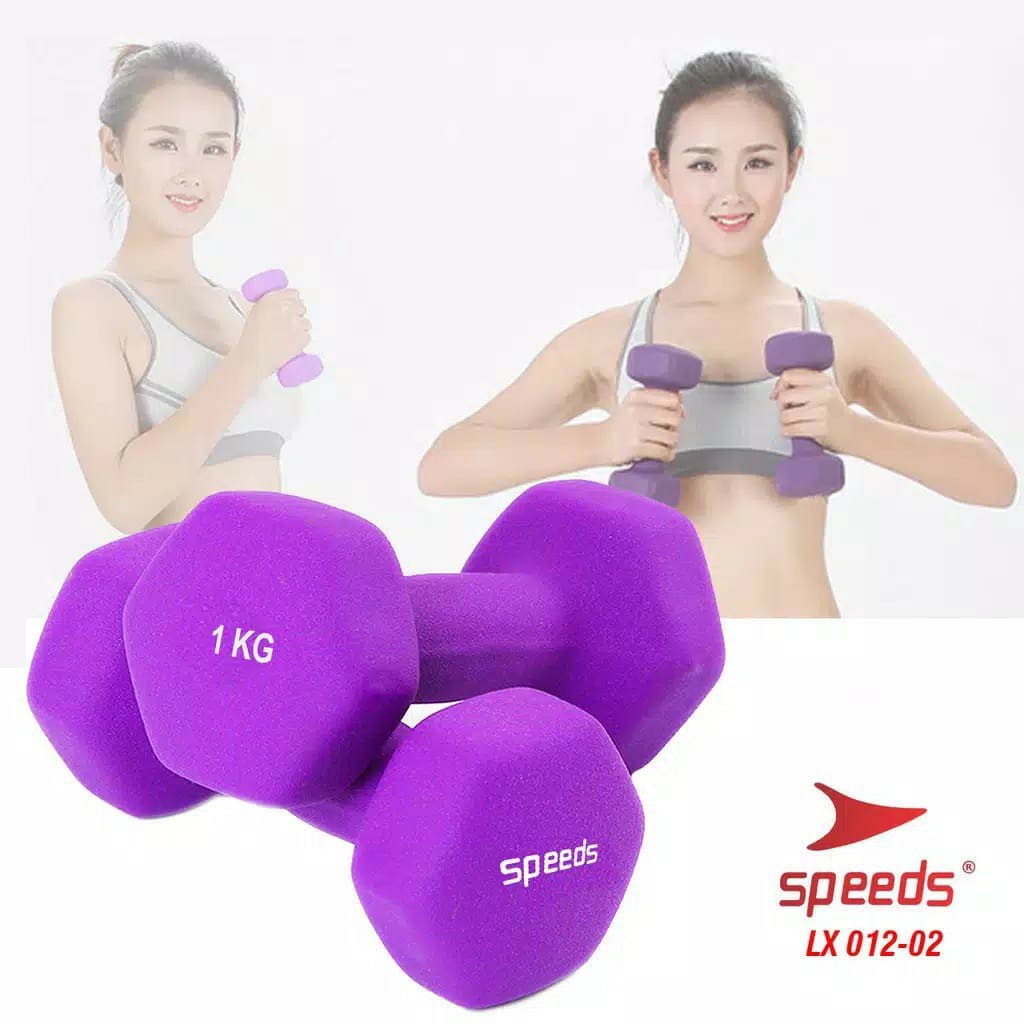 Dumbell Barbel Neoprene Speeds 1KG / Barbel 1kg