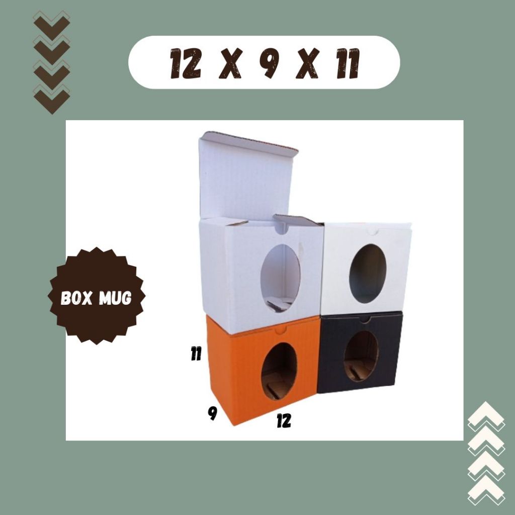 

Kardus Mug 12x9x11 Box Dus Packing Gelas Kotak Kemasan Karton Souvenir