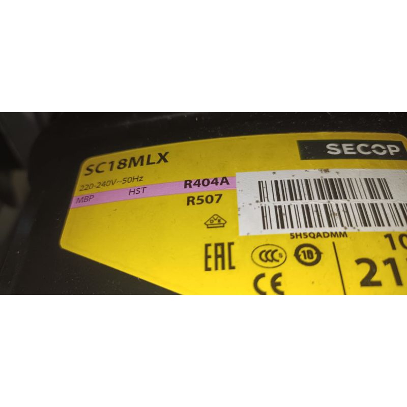 kompresor secop SC18MLX freon r404a r507
