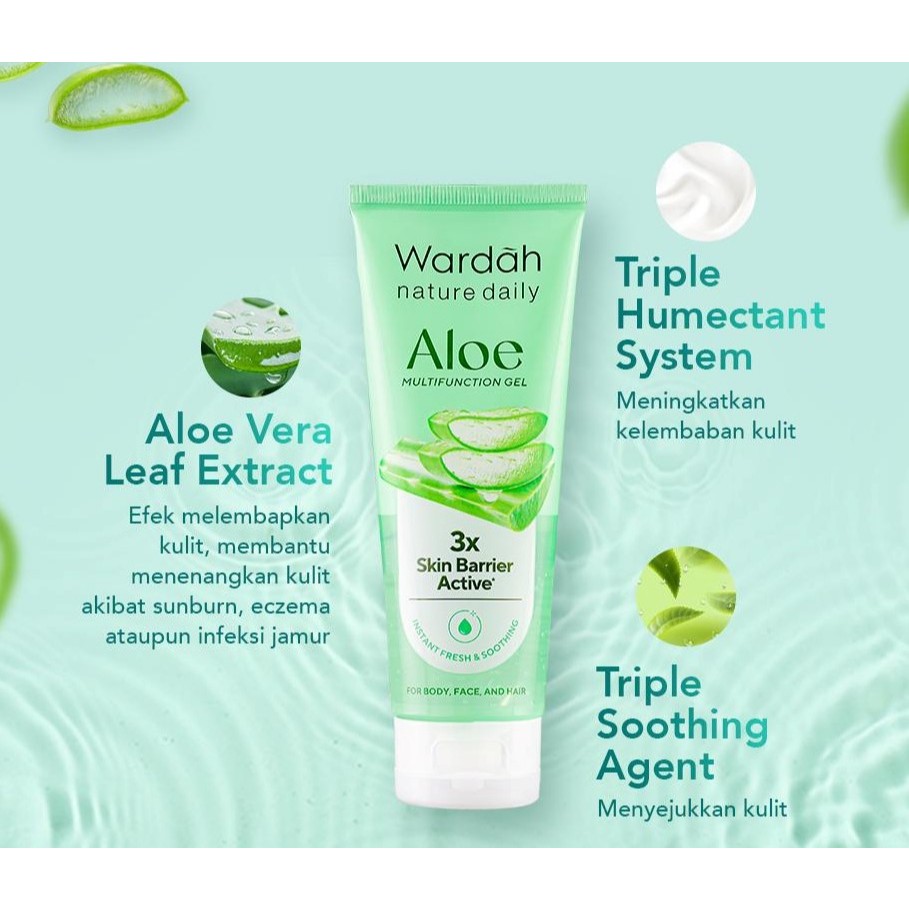 Wardah Nature Daily Aloevera Multifunction Gel