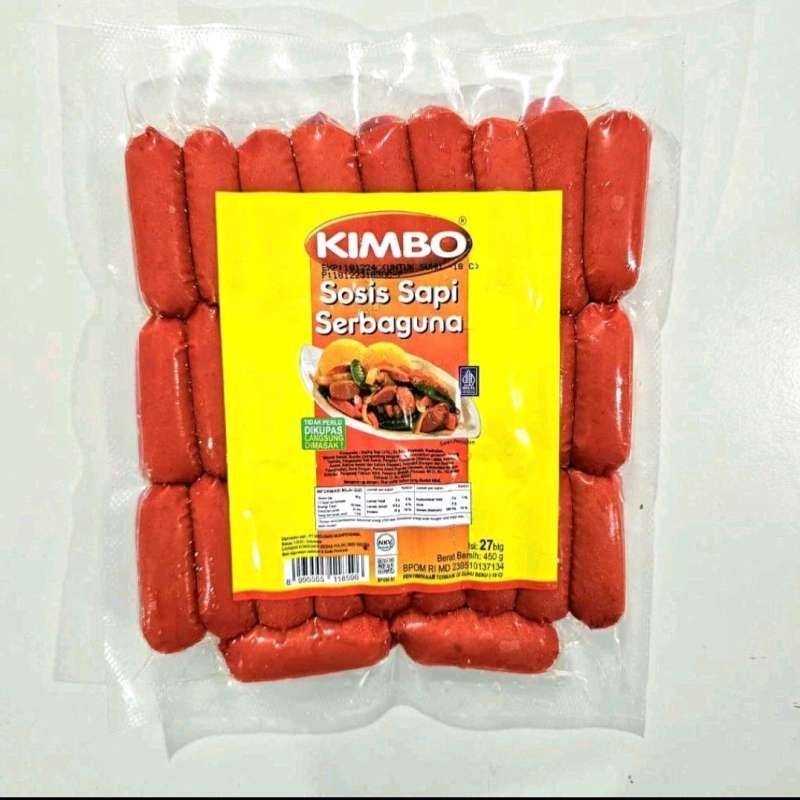 

Kimbo sosis sapi serbaguna cocktail 450 gram