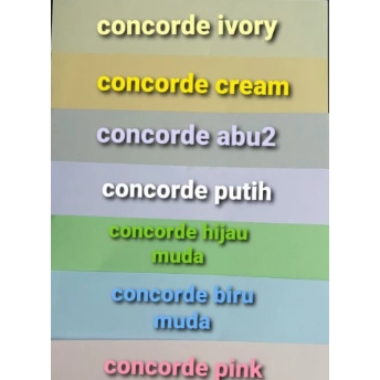 

Concorde putih tebal 230 grm ukuran A4 1 rim isi 500 lembar