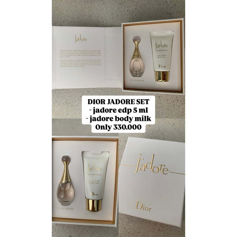 DIOR JADORE SET BODY MILK JADORE EDP