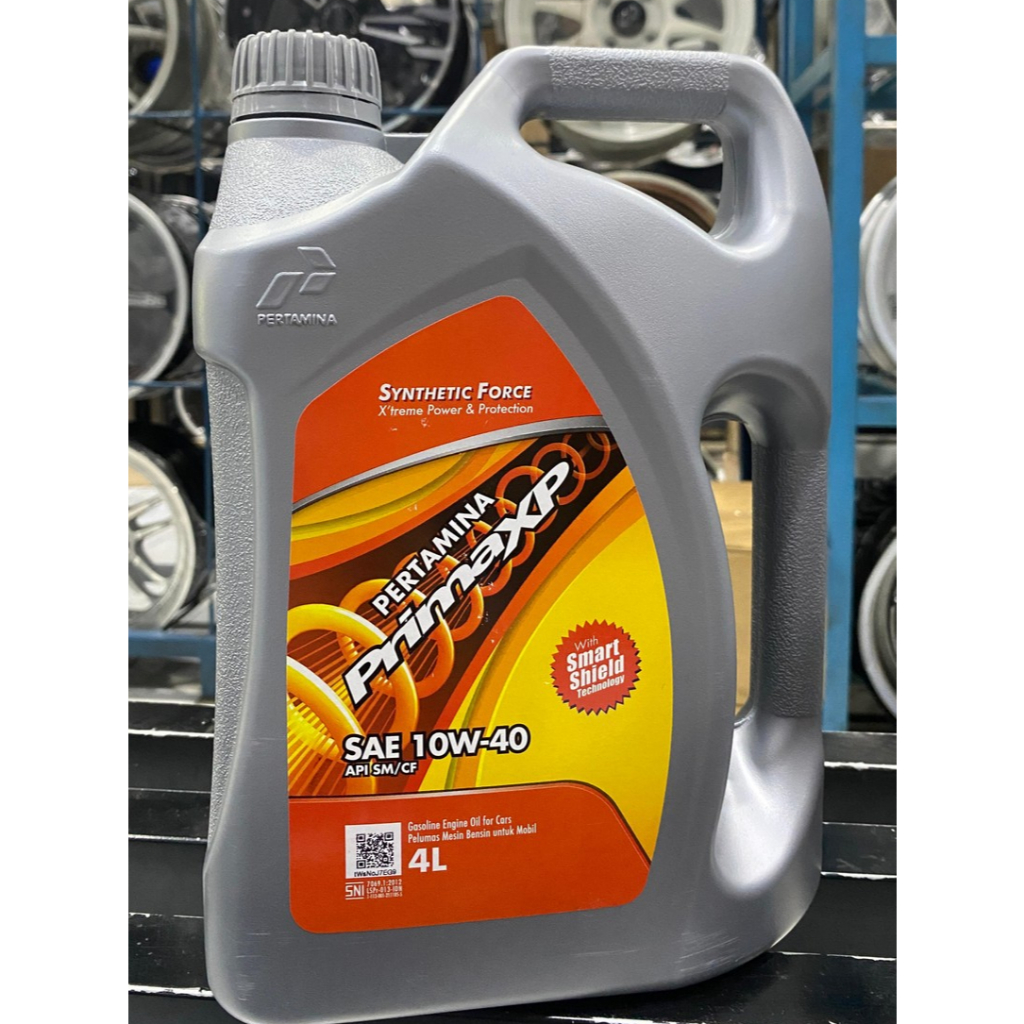 ASLI PERTAMINA PRIMA XP 10W-40 4 LITER ORIGINAL OLI MESIN MOBIL BENSIN