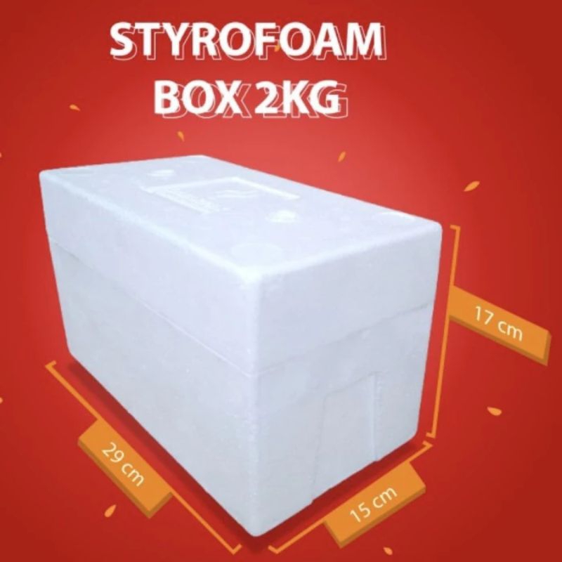 

Styrofoam Box 2kg 29x17x15 cm