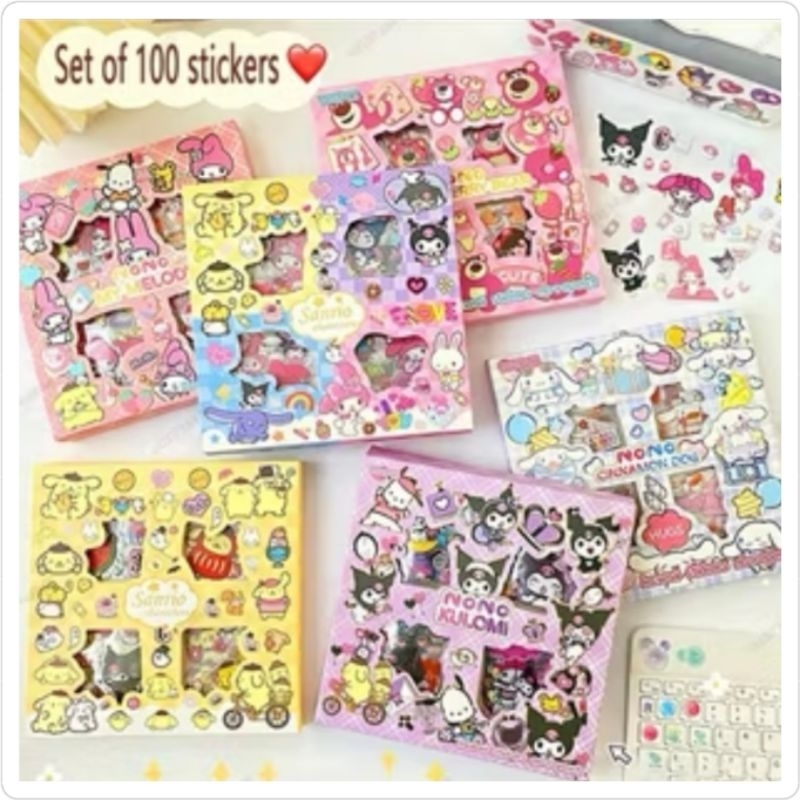 

Stiker SANRIO 3D, SPIDERMAN 3D 100 lembar / Stiker sanrio, spiderman kartun lucu korea anti air / Stiker Anti Air dekorasi scrapbook DIY / Stiker Dekorasi scrapbook