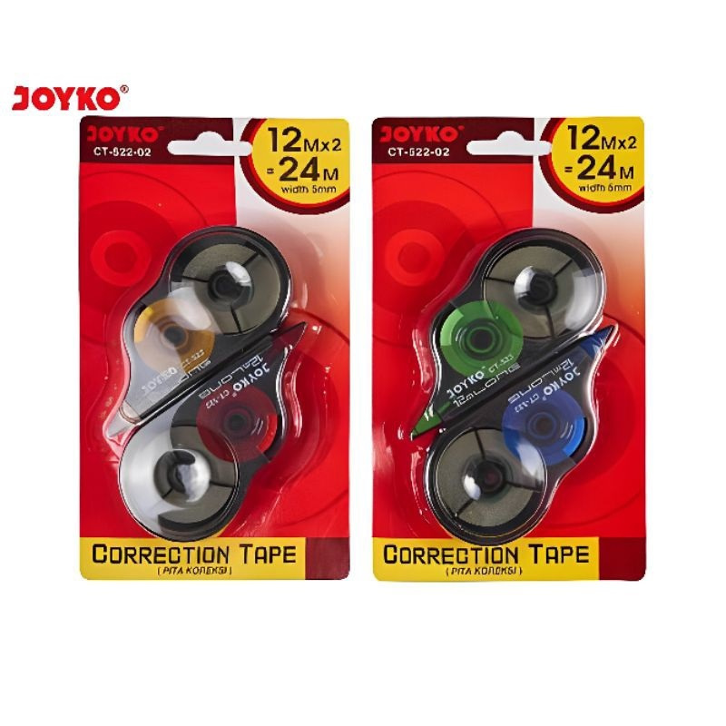 

Joyko Correction Tape CT 522-02/ Pita Koreksi