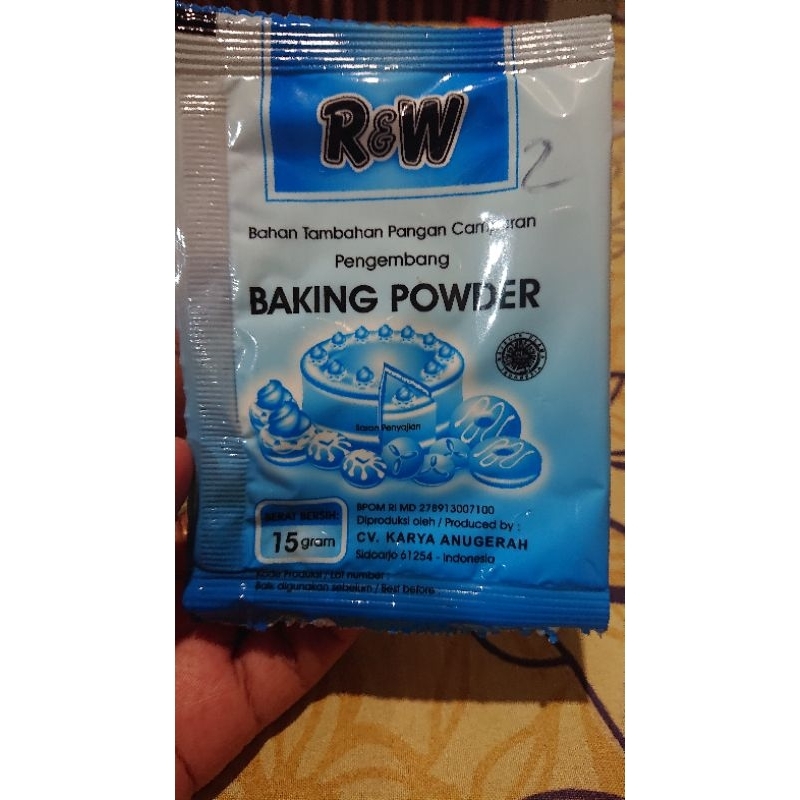 

R & W BAKING POWDER BAHAN PENGEMBANG 15gr