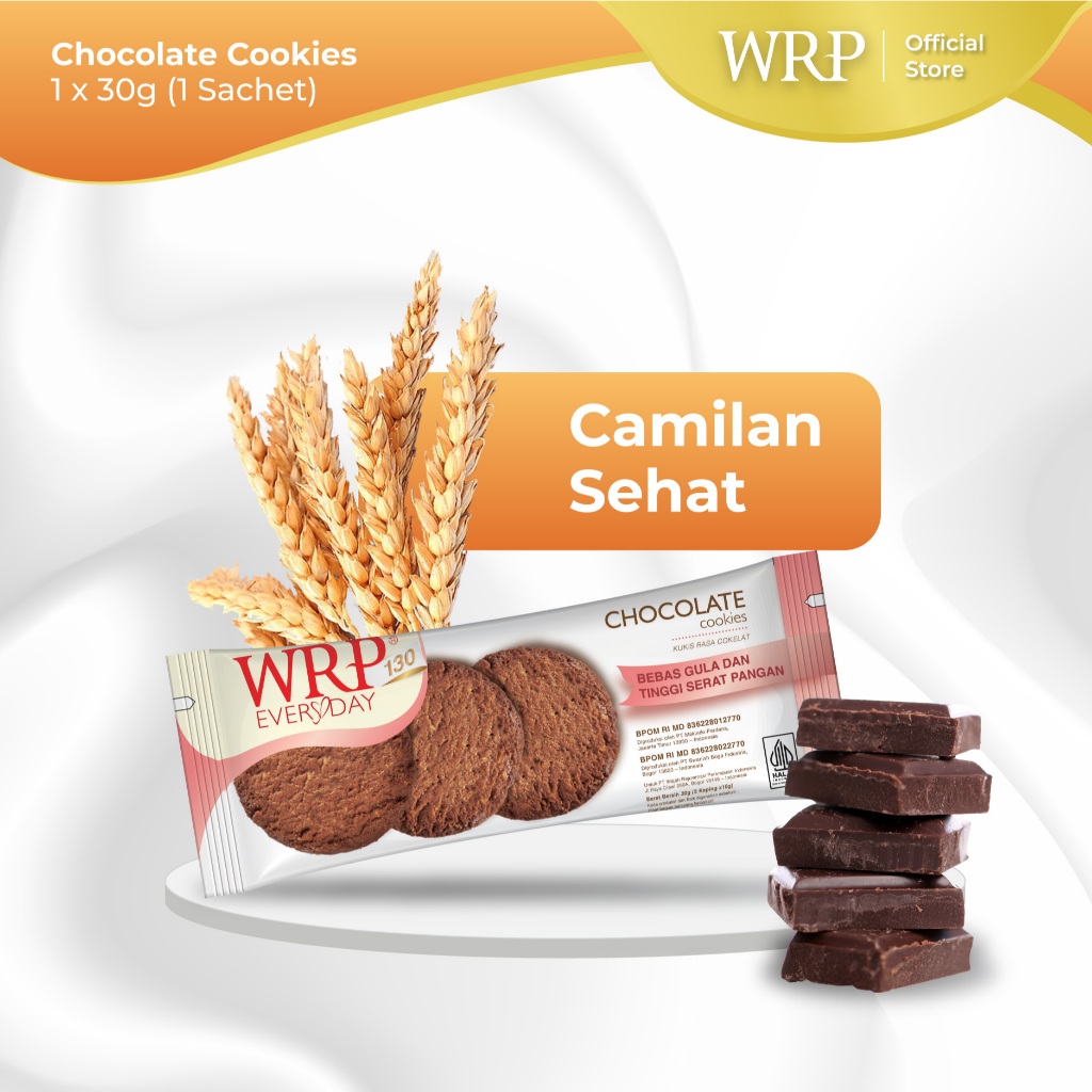 

WRP Chocolate Cookies 30g - Camilan Diet