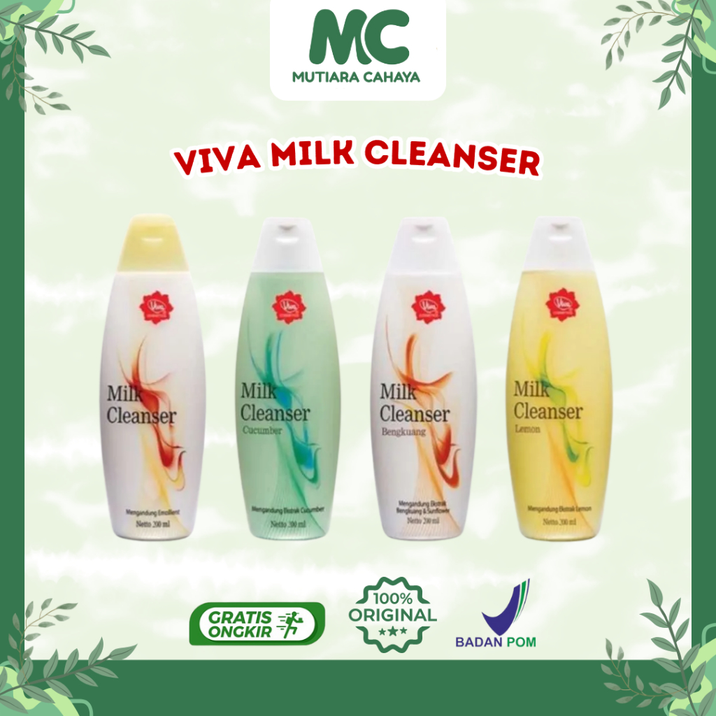 MC Official - Viva Milk Cleanser 100ml | Viva Pembersih Wajah / Viva Face Cleanser - Facial Pembersi