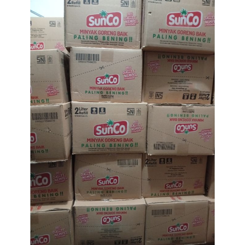 

Minyak Sunco 1L dan 2L 1 dus