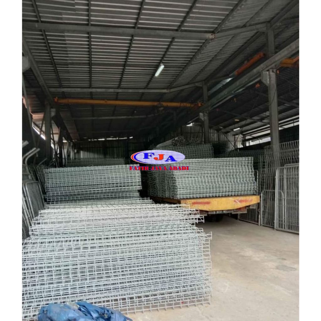 Pagar Brc Tinggi 240 cm Electro Platting Galvanis