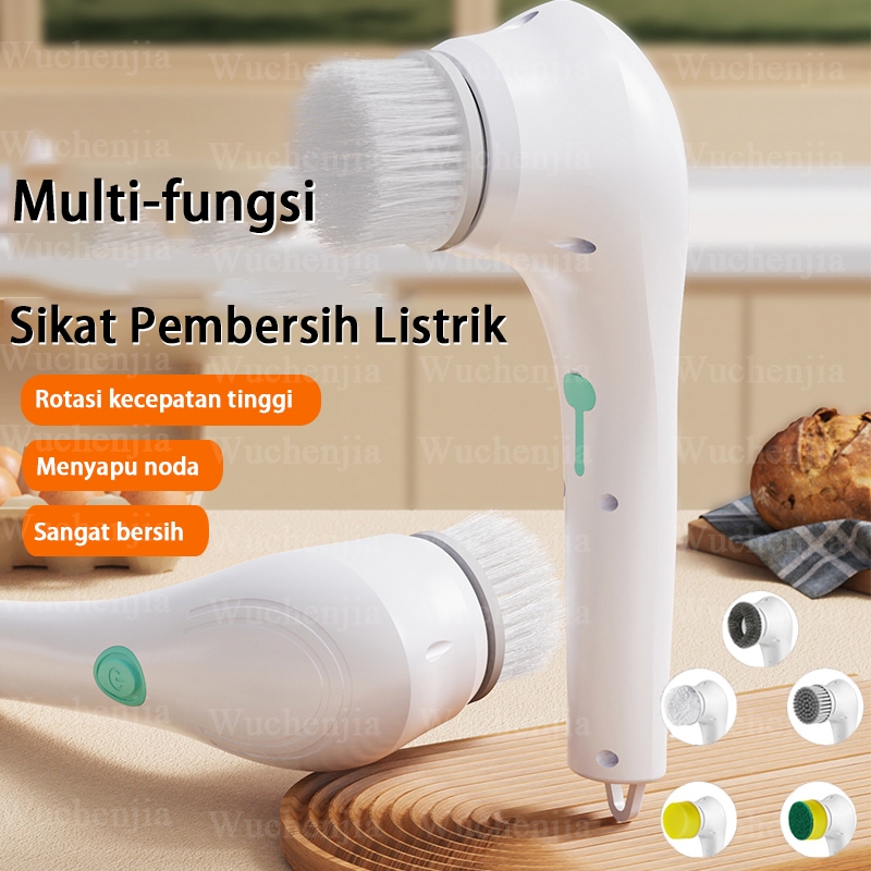 Sikat Elektrik 5 in 1 RELTON Sikat Kamar Mandi Dapur Sepatu Portable Electric Brush