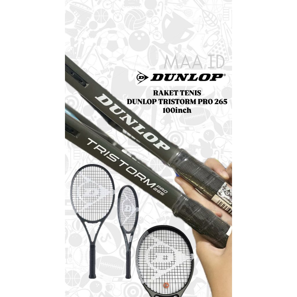 RAKET TENIS DUNLOP TRISTORM PRO 265 ORIGINAL DUNLOP
