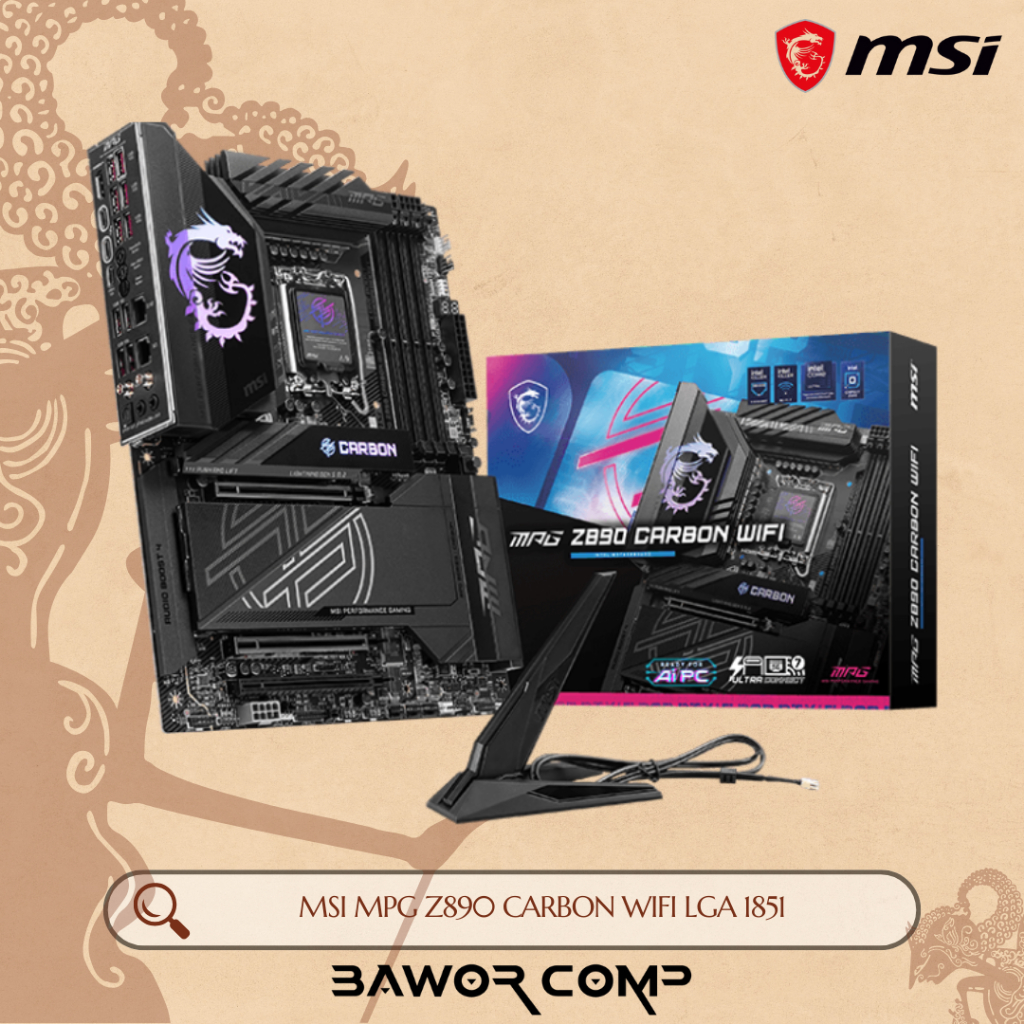 Motherboard MSI MPG Z890 CARBON WIFI Mobo for Intel Core Ultra LGA 1851 ATX