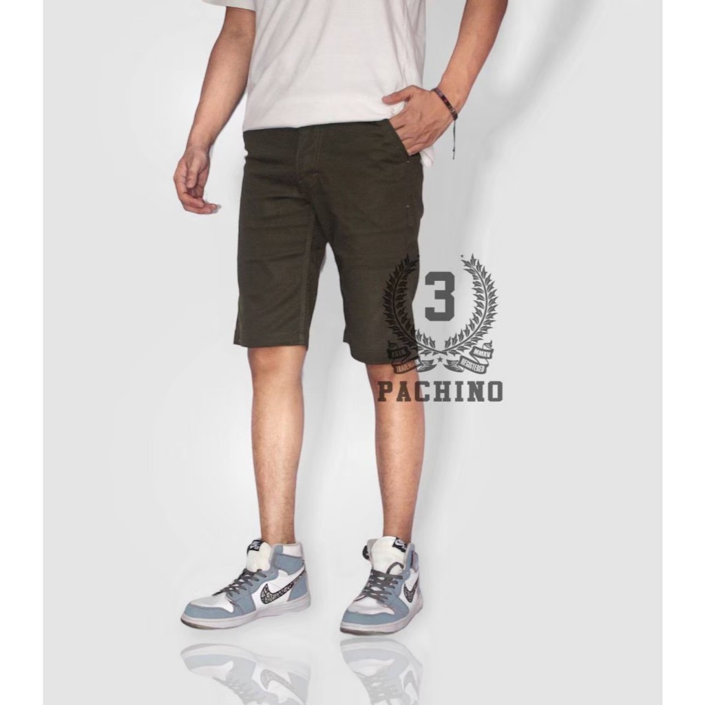 Celana Chinos Pendek Pria Army - Celana Pendek Pria