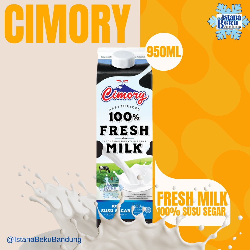 

Cimory Fresh Milk Pasteurized 950ml