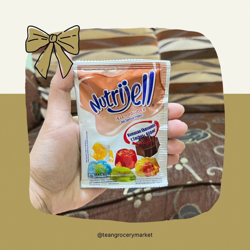 

(TEAN) Nutrijell Jelly Powder - Serbuk Jelly Instan 10 Gr | Kemasan Ekonomis