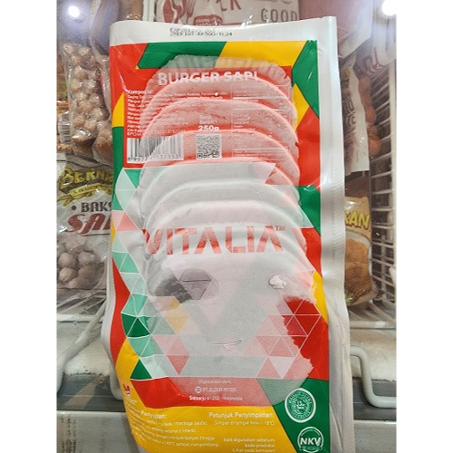 

Vitalia Burger Sapi 250 gr