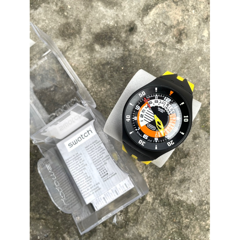 " Farfallino Giallo " SUGB101 SWATCH Fun Scuba