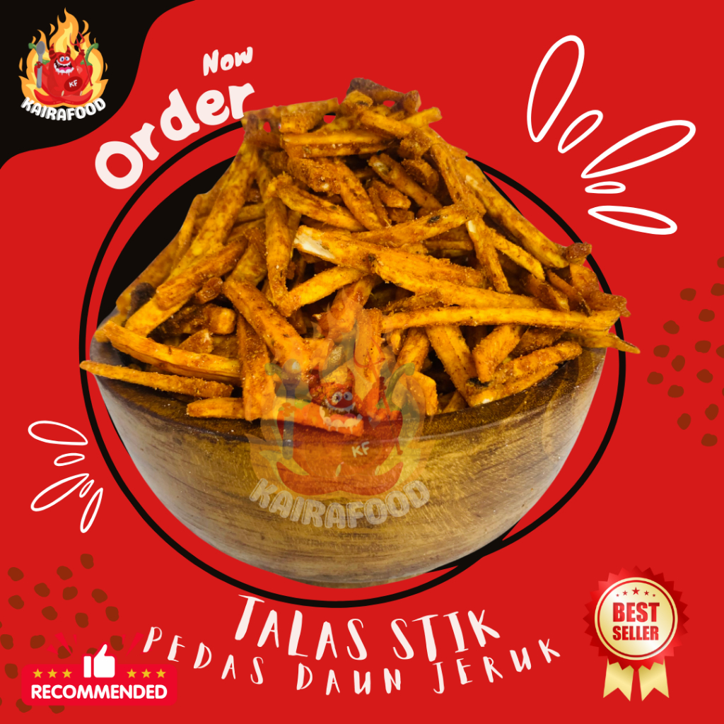 

1 KG TALAS STIK PEDAS DAUN JERUK