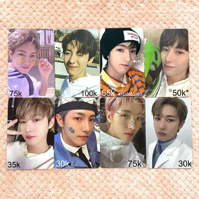 pc photocard murah official renjun nct dream we young reality birthday bunny wink boom universe istj
