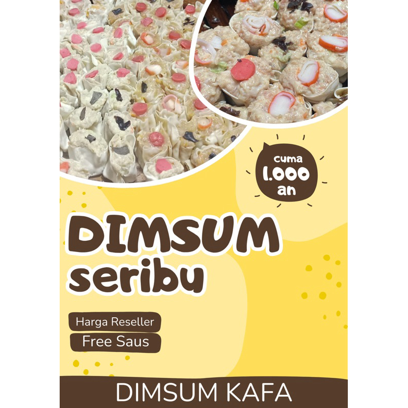 

Dimsum halal ukuran reguler free saus