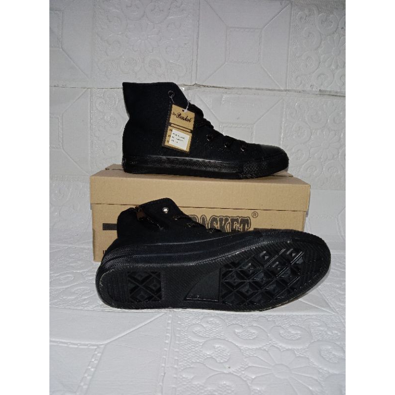 SEPATU NEW BASKET HC 388 SEPATU NEW BASKET HITAM FULL SEPATU TALI SEPATU SEKOLAH SEPATU SANTAI