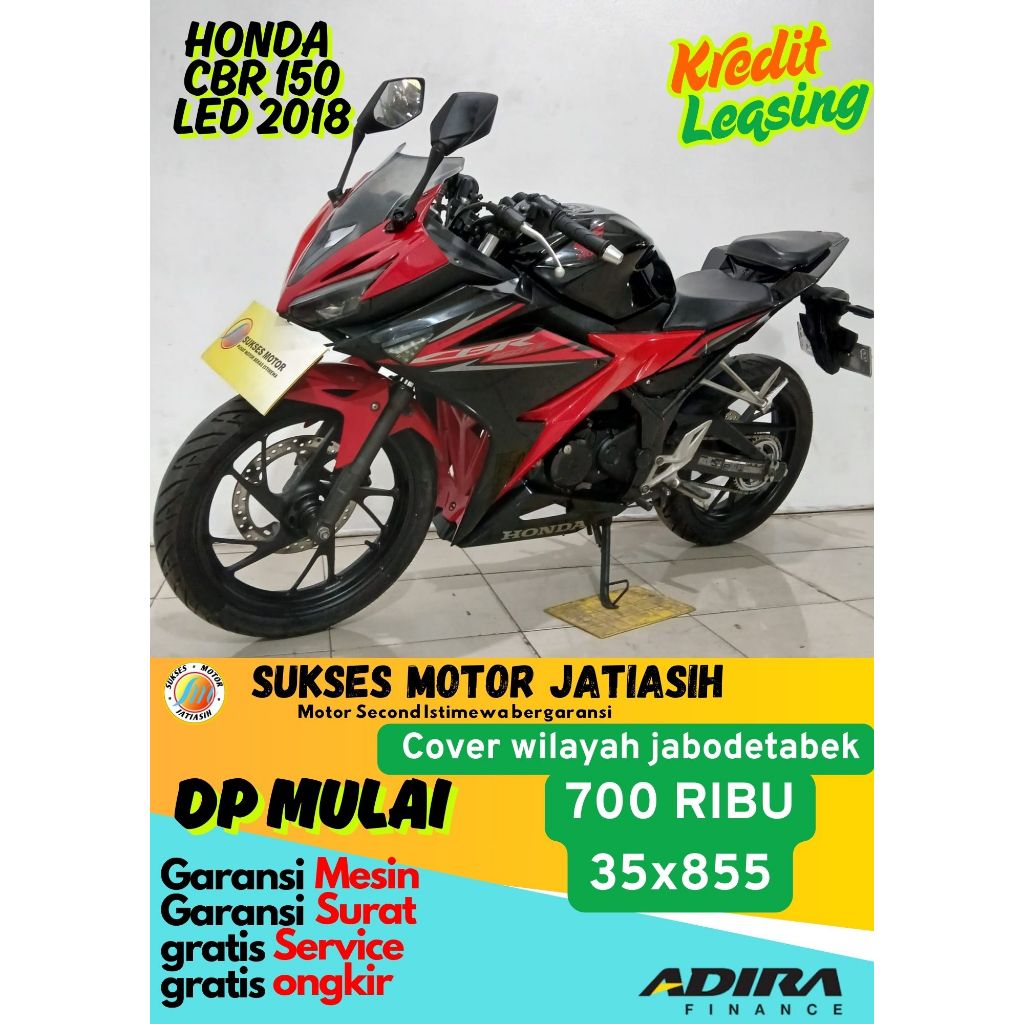 proses registrasi DP motor honda cbr 150 led 2018