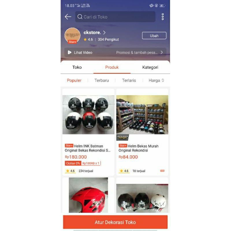 Helm Bekas INK Murah Original