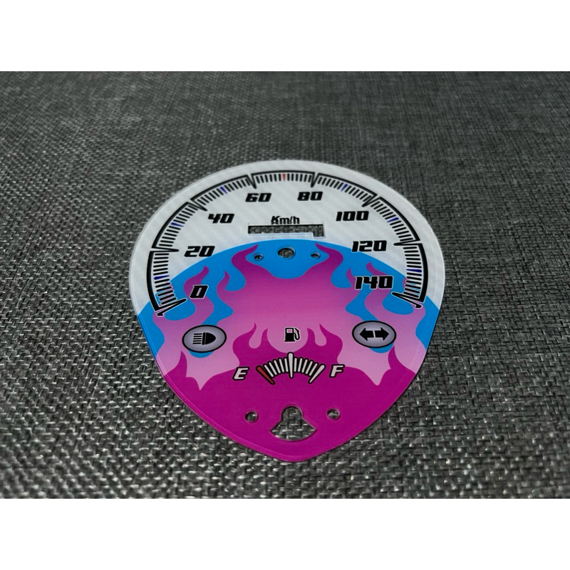 Speedometer Custom Beat karbu api pink