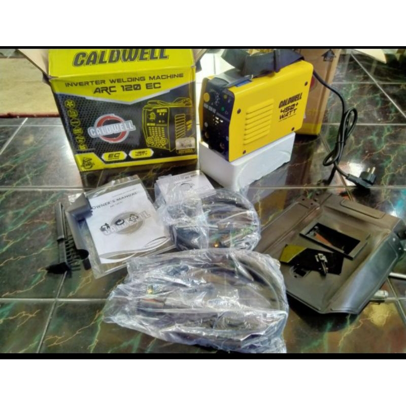 TRAVO LAS INVERTER 120A CALDWELL ARC120 ECO 450 watt/MESIN LAS 120A 450WATT