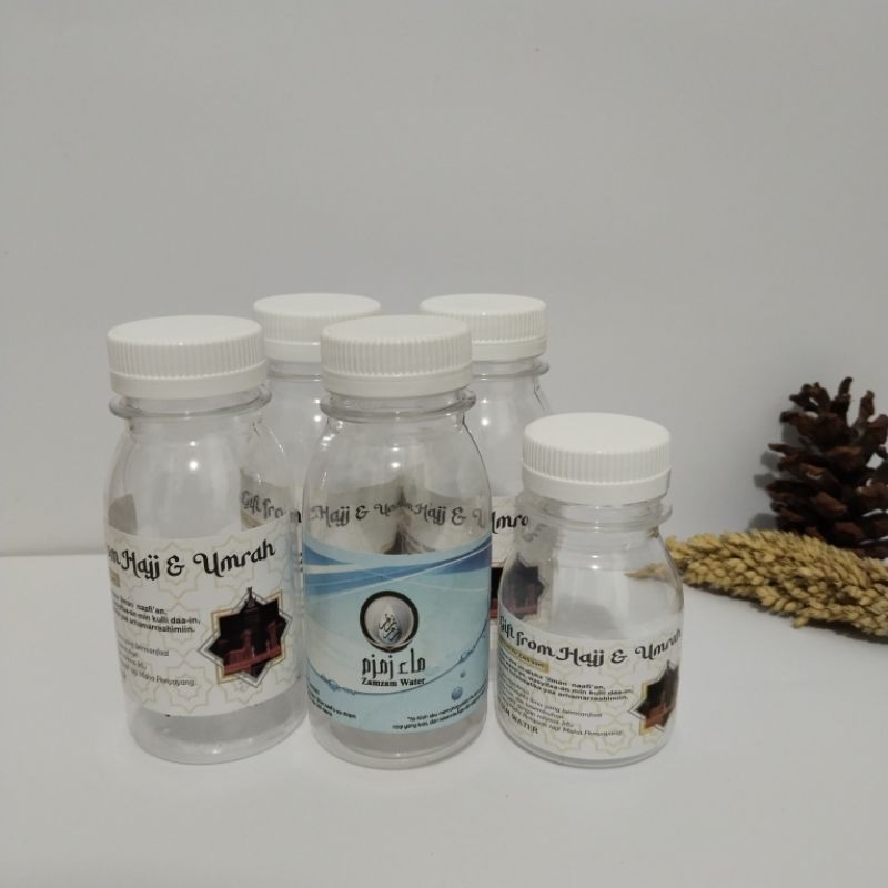 Botol kosong kemasan Air Zamzam  80ml satuan