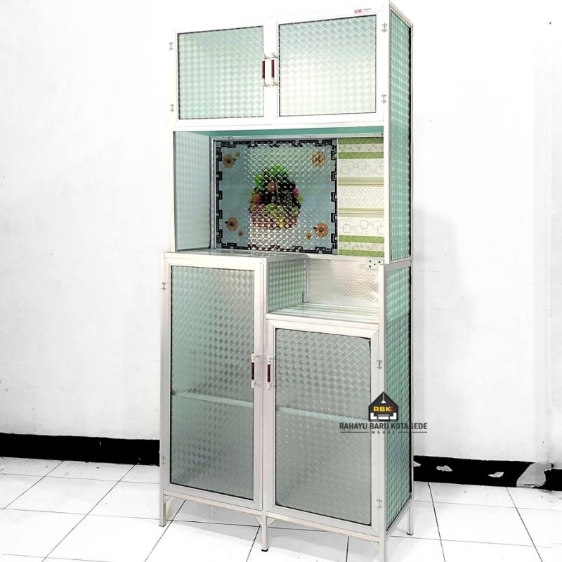 Rak Piring Alumunium 2 Pintu Rak Piring Minimalis Jogja