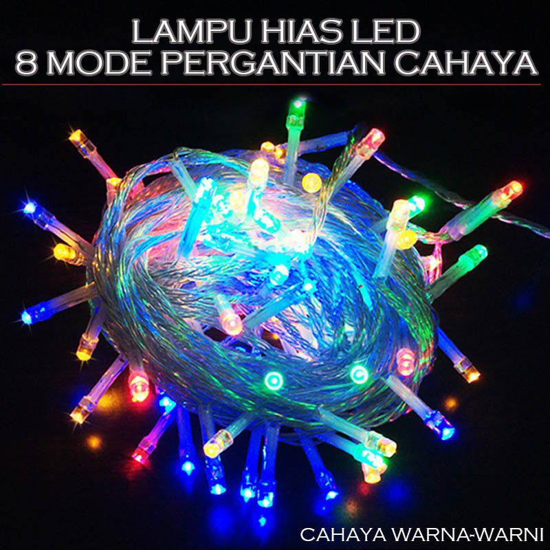 Lampu Hias LED Warna warni/ lampu Tumblr 100 led