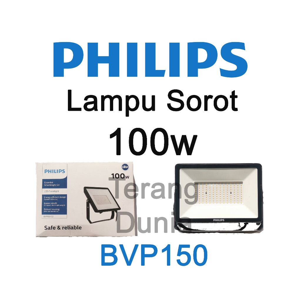 Lampu Tembak Philips 100w Lampu Sorot Philips 100w Lampu Sorot LED Philips 100w BVP150 Philips 100w 