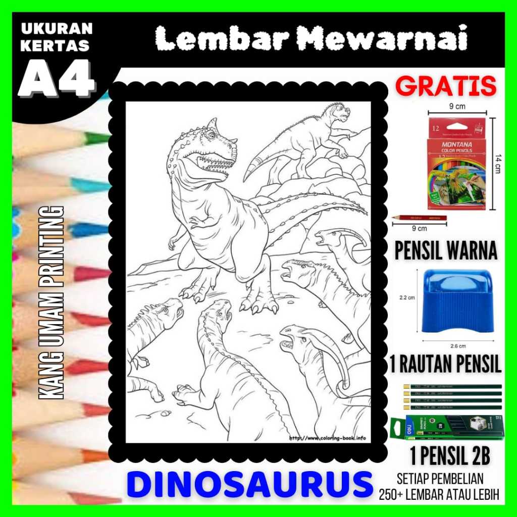Lembar Mewarnai Gambar Dinosaurus Untuk Semua Usia Bagian 01,Gambar Sketsa, Kertas Mewarnai, Drawing